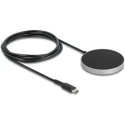 Delock Wireless Charger mit 5 W / 7,5 W / 10 W / 15 W - Induktives Ladepad (15 W), Wireless Charger, Schwarz