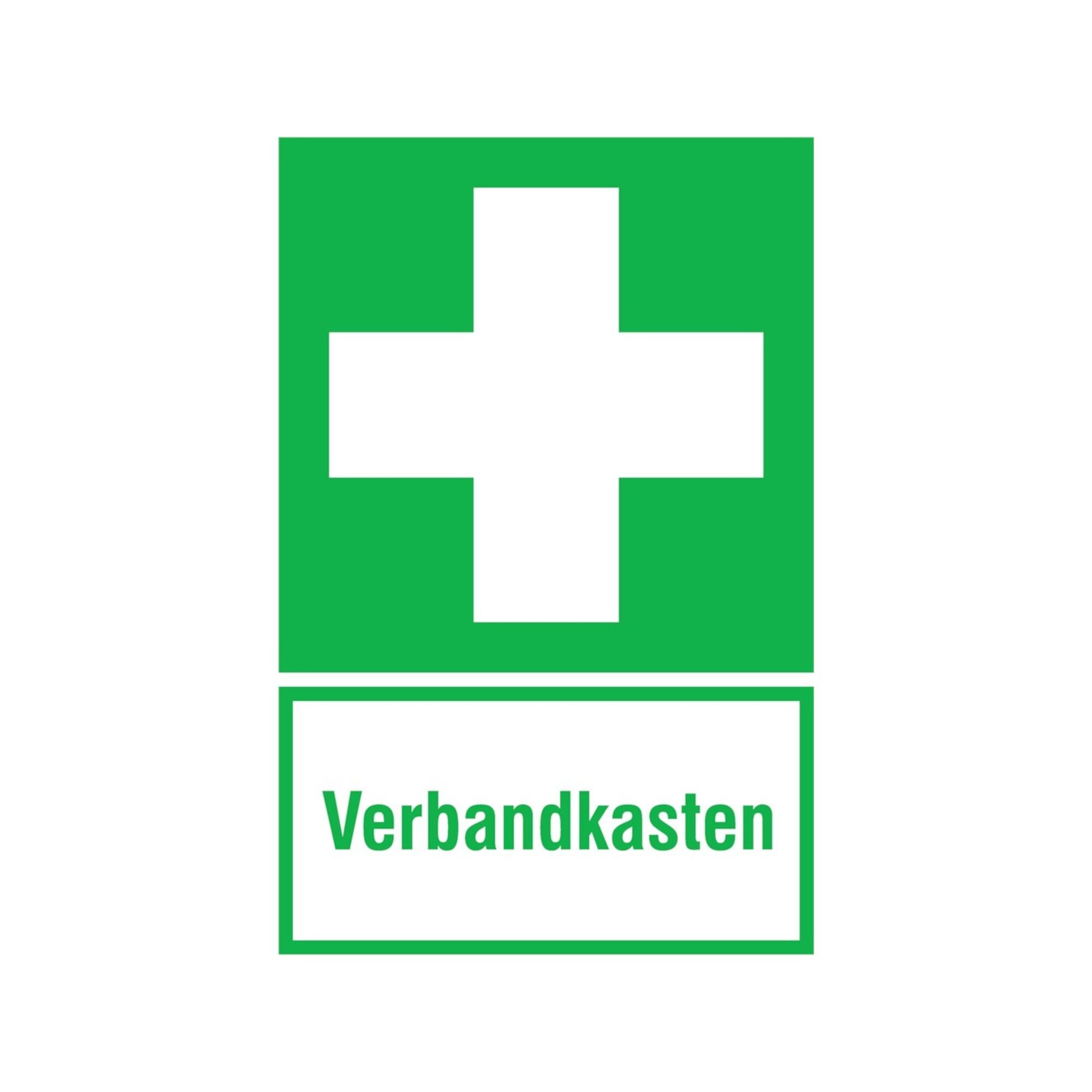 SafetyMarking Hinweißchild Folie B200xH300 mm Verbandkasten langnachleuchtend ; wolk (38.0074)