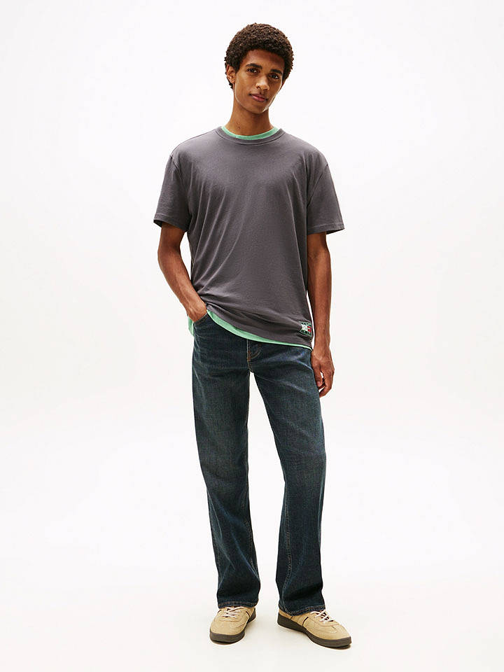 TOMMY JEANS Shirt in Anthrazit - S