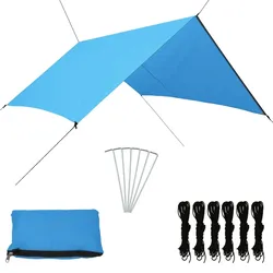 vidaXL Outdoor-Tarp 3x2,85 m Blau