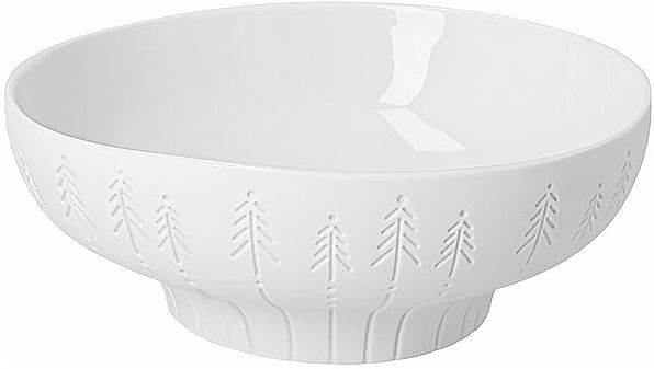 RAEDER Weihnachts Schale TANNEN 14,2x5,3cm Weiss weiss B
