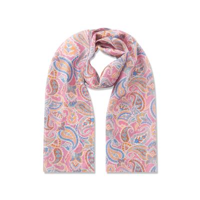 Modetuch CODELLO "Codello Schal", Damen, pink, Obermaterial: 100% Seide silk., uni, Modetücher, Seide-Paisley