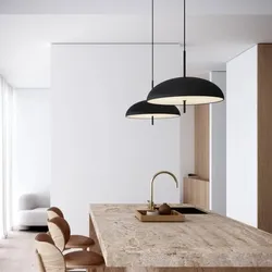 Design For The People Versale Pendelleuchte Schwarz Ø50 – skandinavische Designerleuchte von Anker Studio