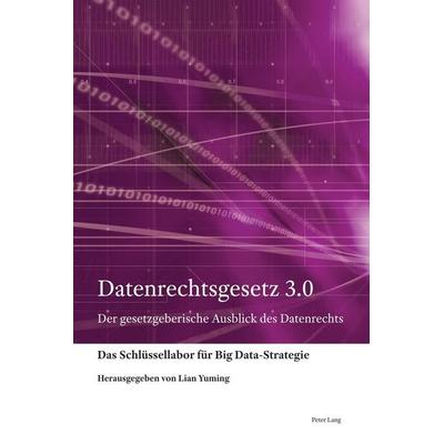Datenrechtsgesetz 3.0, Gebundene Ausgabe von Schlüssellabor für Big Data-Strategie, Peter Lang Ltd. International Academic Publishers,