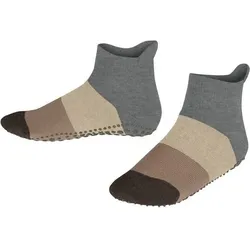 FALKE Colour Block Homesocks stark, Größe 39-42 in Grau 3390