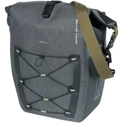 Tasche Basil Navigator Storm MIK Side L schwarz, 46x36x21cm, 25-31ltr, MIK