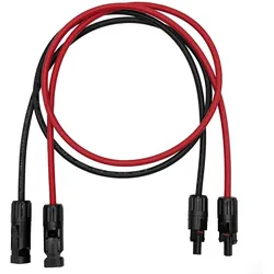 Offgridtec 1m MC4 zu MC4 Verbindungskabel 6mm2 rot/schwarz - 0% MwSt. (gemäß§12 Abs.3 UstG**)