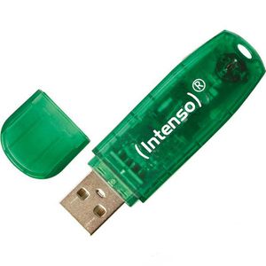 Intenso Rainbow Line 8 GB USB-Stick, grün, 187x, bis 28 MB/s