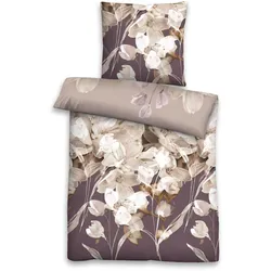 Bettwäsche SATIN taupe (BL 200x135 cm) - BL 200x135 cm