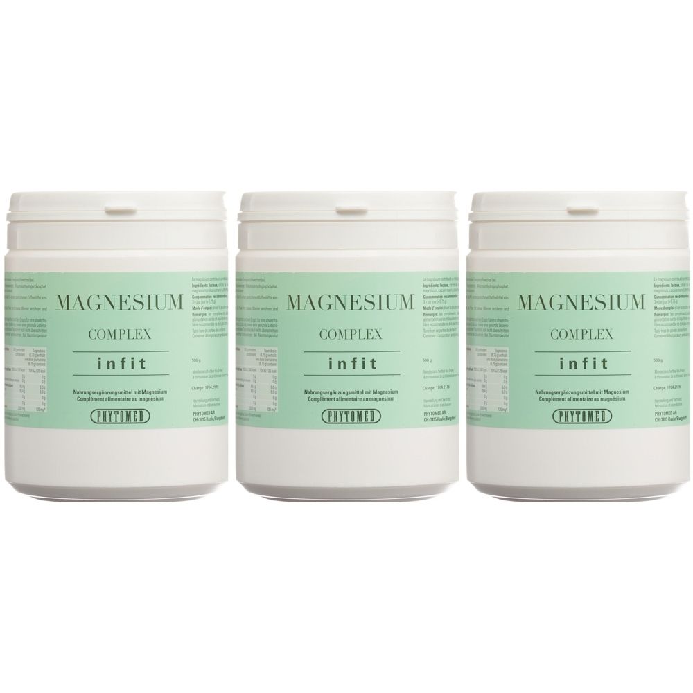 Phytomed Infit Magnesium-Complex Plv Ds 500 gx3 3x500 g Pulver