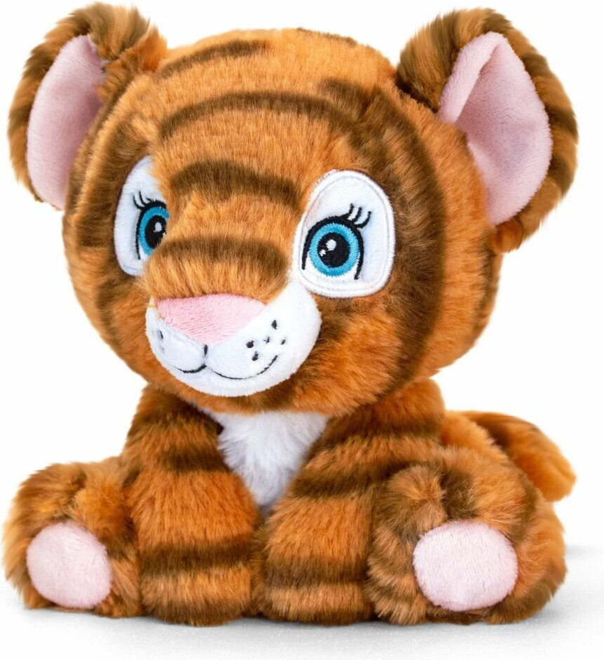 Keel Toys Pluche knuffel tijger 16 cm