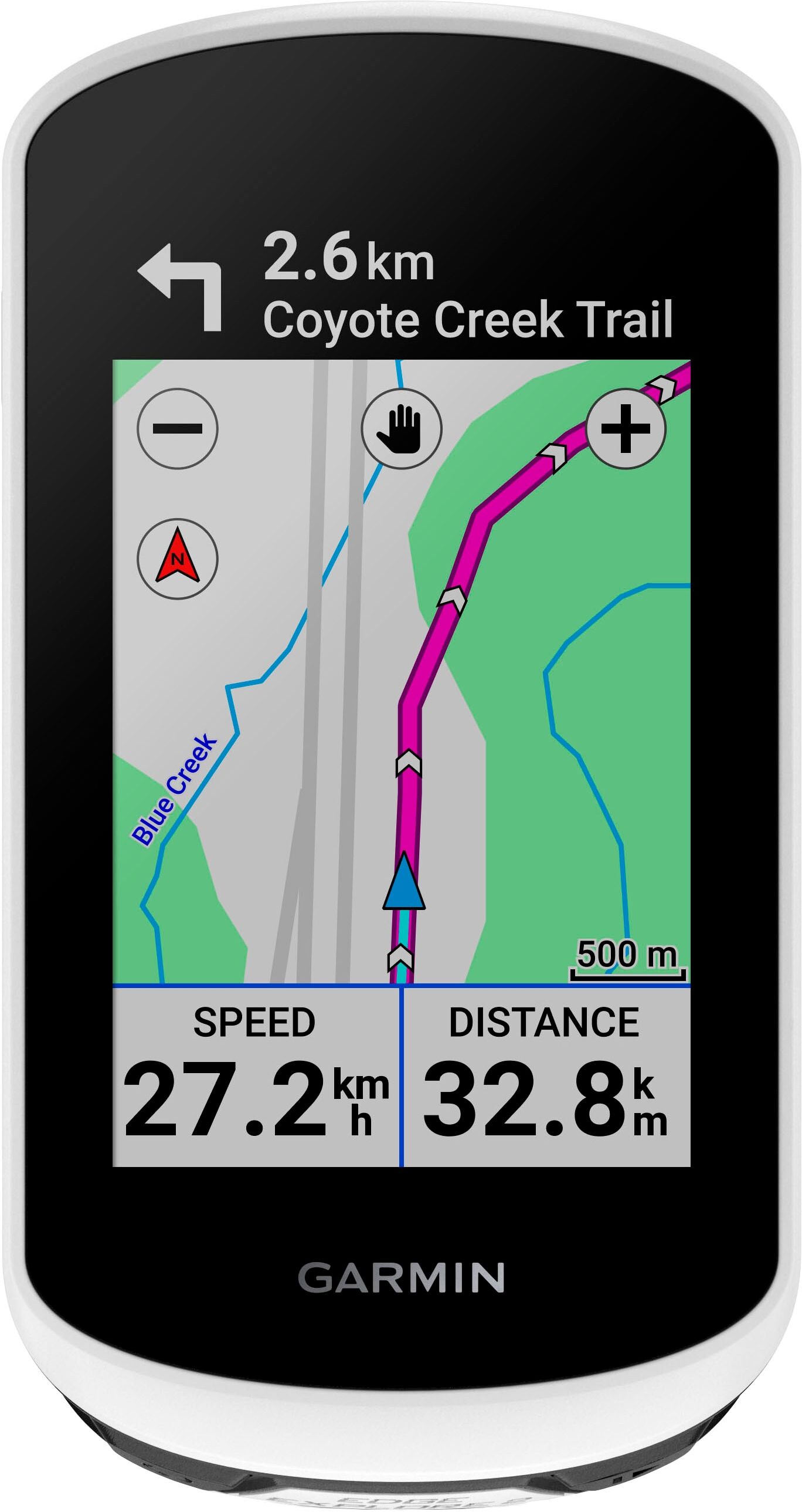 Garmin Fahrrad-Navigationsgerät "Edge Explore 2", schwarz, weiß, B:5,57cm H:10,61cm T:2,06cm, Navigationsgeräte, Unfall-Benachrichtigung, SOS-Notruf, Fahrrad-Navigationsgerät