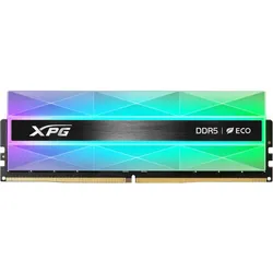 Adata DDR5 16GB 6400-32 XPG Lancer Neon RGB silvergray (1 x 16GB, 6400 MHz, DDR5-RAM, DIMM), RAM, Mehrfarbig