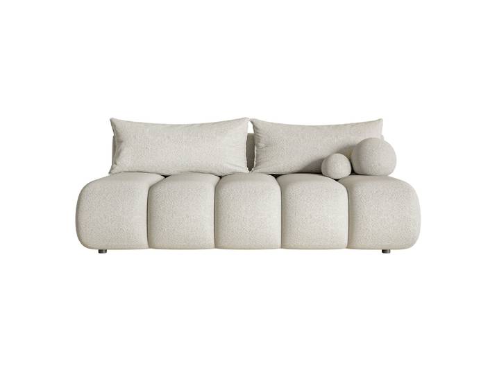 Dreisitziges Sofa Dandelino Mini mit Schlaffunktion, hellbeige