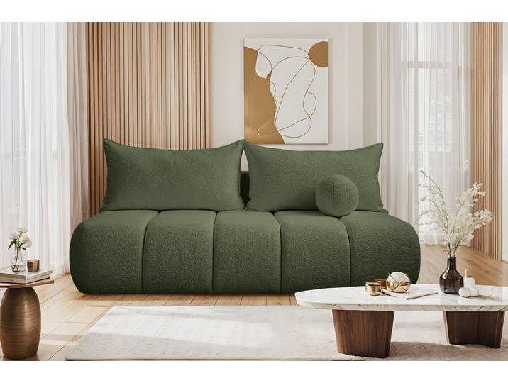 Kaiser Möbel Schlafsofa Dreisitziges Sofa PIANO mit Schlaffunktion, Komfortabel, praktisch und freistehend