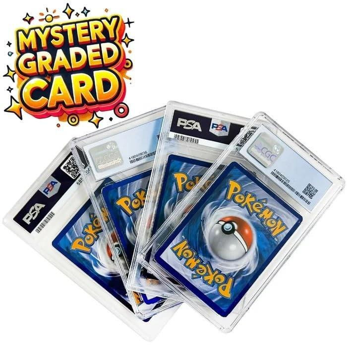 Omgoods Gegraded Kaart Mystery Slab met 1 Willekeurige Pokémon Kaart (PSA/CGC Beoordeling)