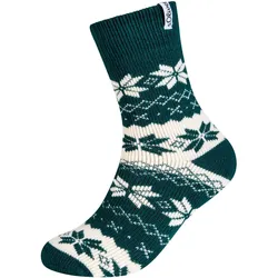 s.Oliver Cosy X-Mas Crew Socken 7657 - botanical garden 39-42