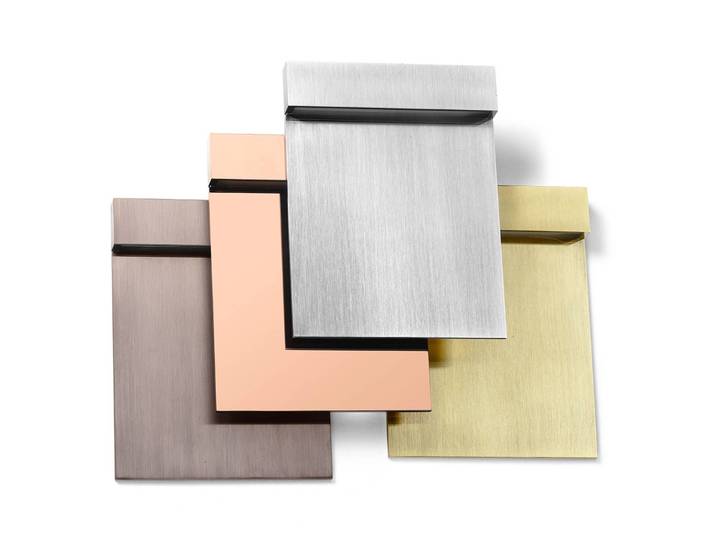 Flos Architectural FLOS Real Matter LED-Wandeinbauleuchte IP65 gold, messing / gold, Edelstahl, Modern