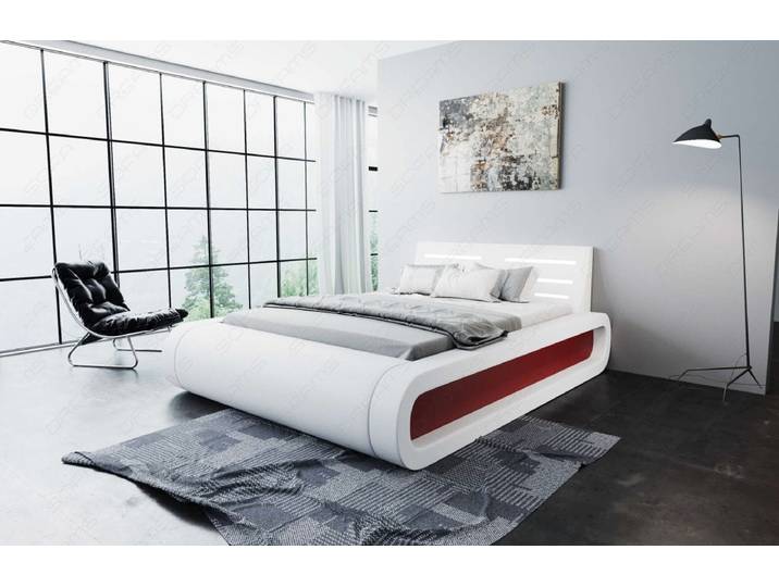 Wasserbett Sorano mit LED und gerundeten Seitenteilen
