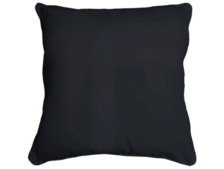 Kissen PANAMA 45x45cm schwarz unifarben