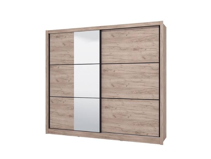 Schwebetürenschrank NAVARA eiche 2 Türen