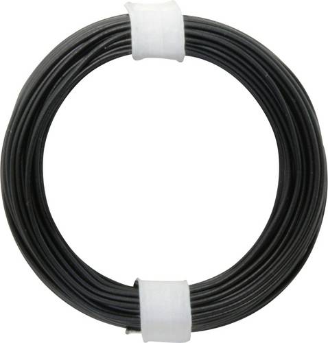 Donau Elektronik 118-1 Litze 1 x 0.14mm² Schwarz 10m