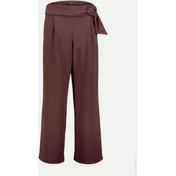Wide-Leg Schlupfhose Braun 34