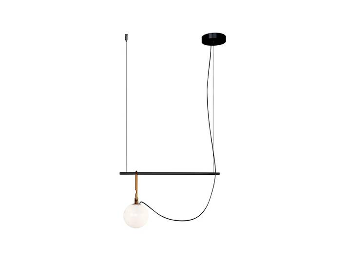 Artemide nh S1 14 Pendelleuchte Schwarz-Messing