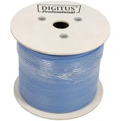 Digitus CAT6A U-FTP Roh-Ins.kabel 500m (U/FTP, CAT6a, 500 m), Netzwerkkabel