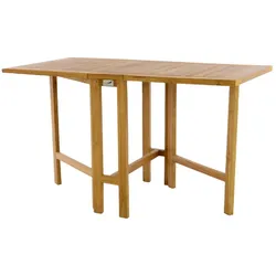 VCM Klapptisch   Maße 130x75x65 cm   Balkontisch   Gartentisch klappbar   hochwertig Teak Holz