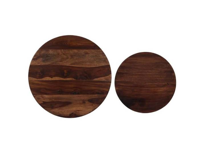 Ensemble de table basse (Lot de 2) table de livres/Table de café Bois massif 60x35 cm 42854211
