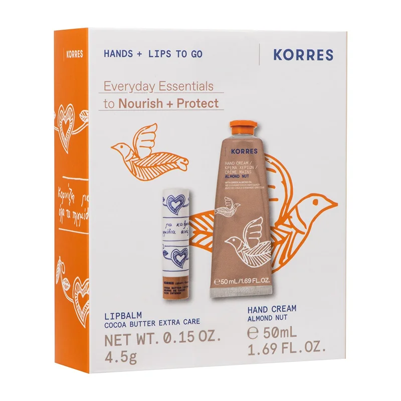 KORRES Hand- und Lippen Pflegeset Almont Nut, 1 Stück 21013618