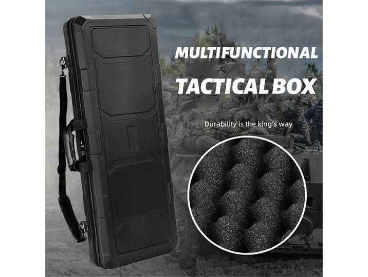 Valise tactique boîte à outils 100cm coque rigide élargie antichoc étanche Drone arc canne à pêche protéger boîtes de rangement