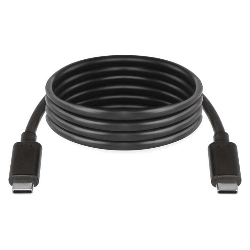 Emos USB Kabel 2.0 C Stecker - USB C Stecker 1m, schwarz (1 m, USB 2.0, 100 W) (54445299)