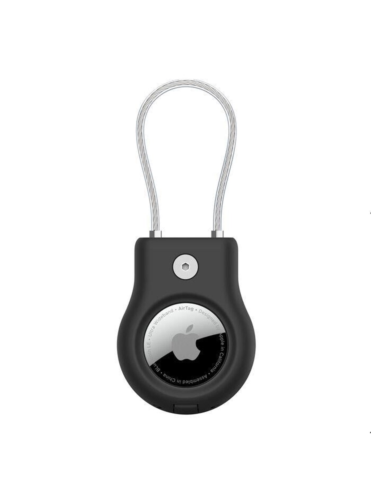 Belkin Secure Holder with Wire Cable - Airtag - Black