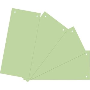 Esselte Trennstreifen 20997, grün, 190g/m² Karton, 24 x 10,5 cm, 100 Stück