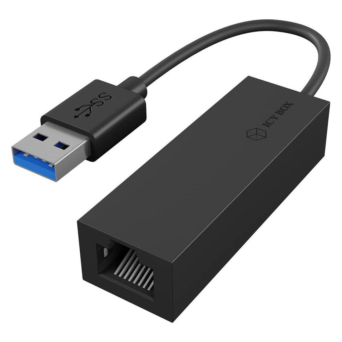 Icy Box IB-AC501A (USB, RJ45 Gigabit Ethernet (1x)) (60498)