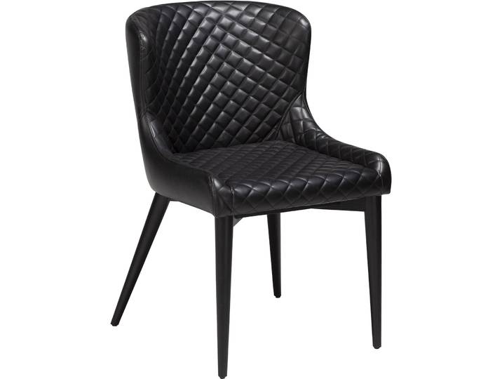 DAN-FORM Stuhl Vetro black Kunstleder