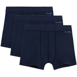 Sanetta Jungen Shorts 3er Pack - Pant, Unterhose, Cotton Blau / 152