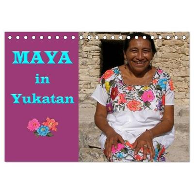 Maya in Yukatan 2027 (Tischkalender 2027 DIN A5 quer), CALVENDO Monatskalender