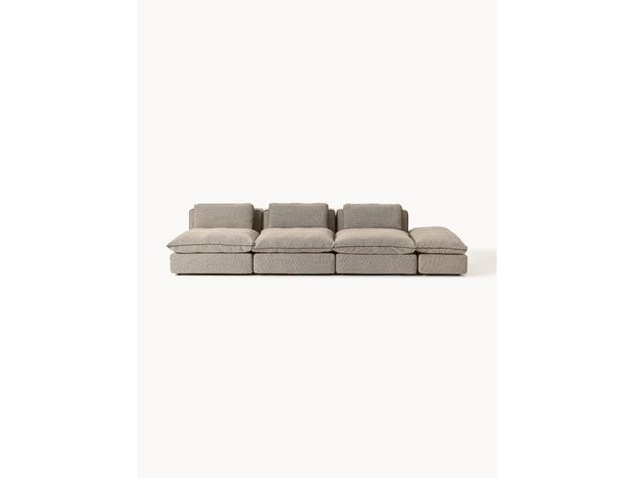 Modulares XL-Sofa Felix (3-Sitzer) mit Hocker