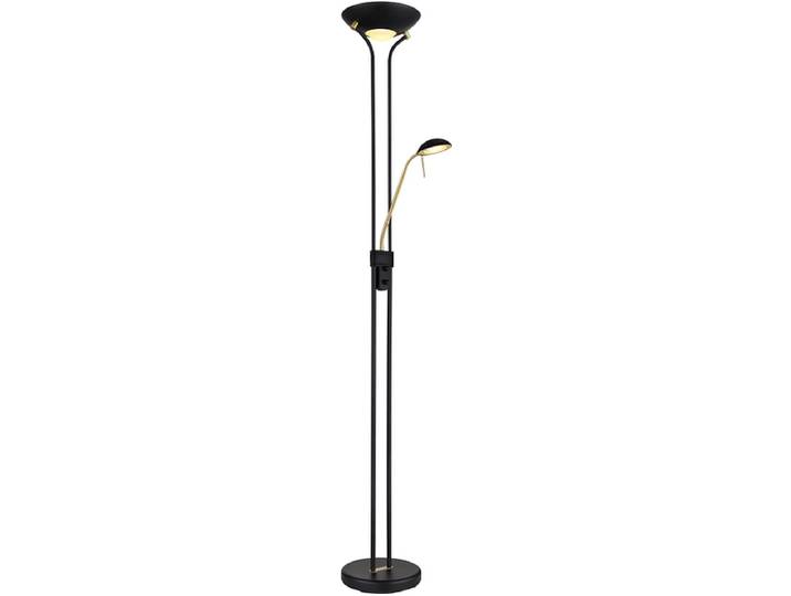 Stehlampe LEONAS variable Intensität 180cm 5.5W schwarz
