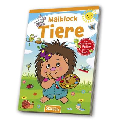 Malblock A5 - Tiere, Taschenbuch von , Media Verlagsgesellschaft