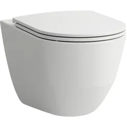 LAUFEN PRO Wand-Tiefspül-WC Comfort, spülrandlos, 360x560mm, verdeckte Befestigung, H8219620000001, Farbe: Weiß