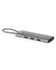 DIGITUS USB-C Docking Station 8-Port HDMI USB PD Lade-/Dockingstation (DA-70920)
