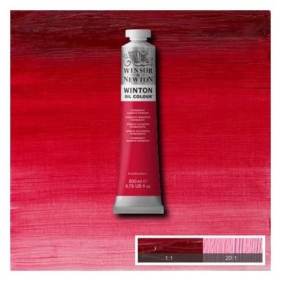 Winsor & Newton Winton oil 200ml permanent alizarin crimson 468 (200 ml) (1437468)