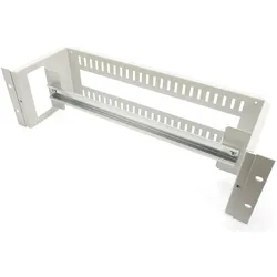 Digitus 483 mm 48,26Cm 19ZollHutschienenträger 3HE, Serverschrank Zubehör, Grau