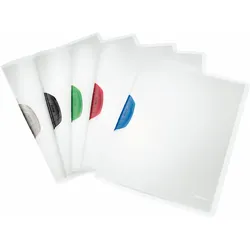LEITZ Klemmhefter color Clip DIN A4 transparent