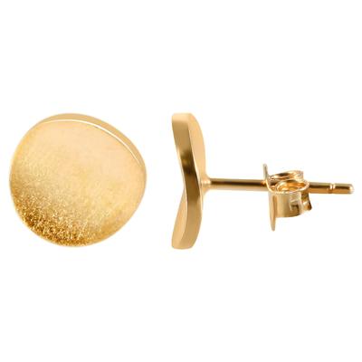 Paar Ohrhänger ADELIA´S "Ohrringe – Ohrstecker aus 925 Silber", Damen, Gr. Damen, Silber 925 (Sterlingsilber), gold, Ohrringe, Ideal als Geschenk zum Jubiläum