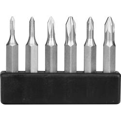 Donau Elektronik MBS61 Bit-Set 6teilig Kreuzschlitz Phillips, Kreuzschlitz Pozidriv